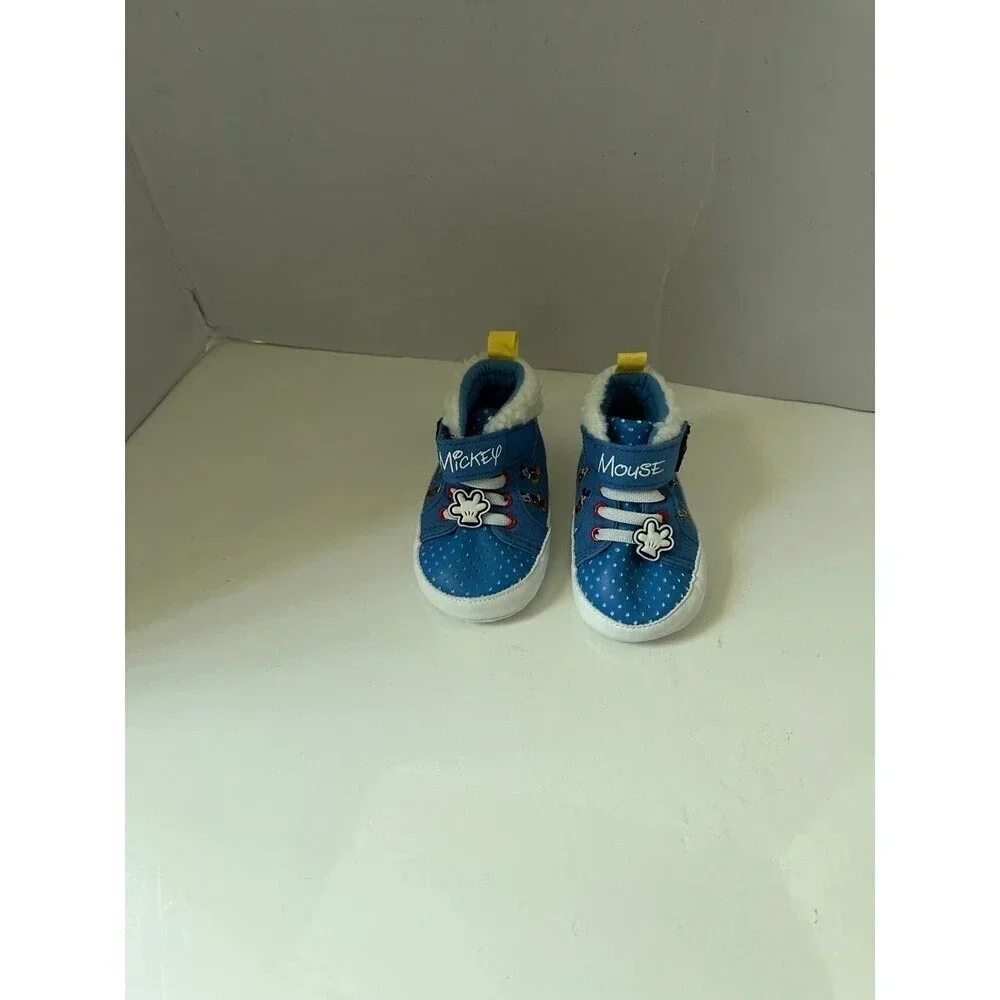 Disney mickey high top baby shoes